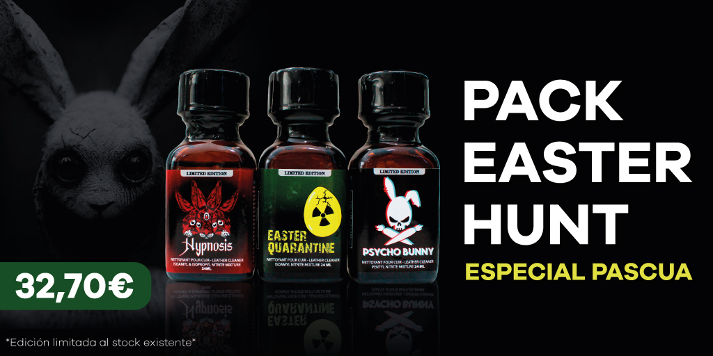 PoppersTienda's tweet photo. ¡Pack Easter Hunt! Pide el tuyo antes de que se agote. 🔥🔥 #poppers #popperbating #originalpoppers https://t.co/DrthXXP0KP