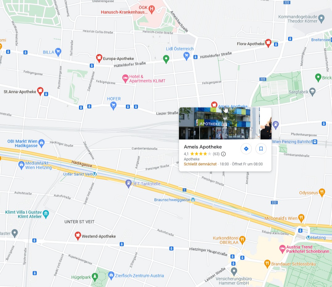🔍🇦🇹 Apotheken-Sichtbarkeitsstudie 2023 (Teil 1): Lokale Sichtbarkeit österreichischer Apotheken - Google Maps und Kundenbewertungen entscheiden über Erfolg! 🌟

📖 Studie mit vielen weiteren Insights zum Nachlesen:
loyello.at/google-sichtba…

#apotheke #googlemaps #localseo