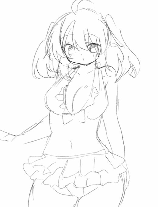 他LA初代キャラの水着も勝手に考えてらくがきしたの段
ルーシャセシルマヴィテオ 