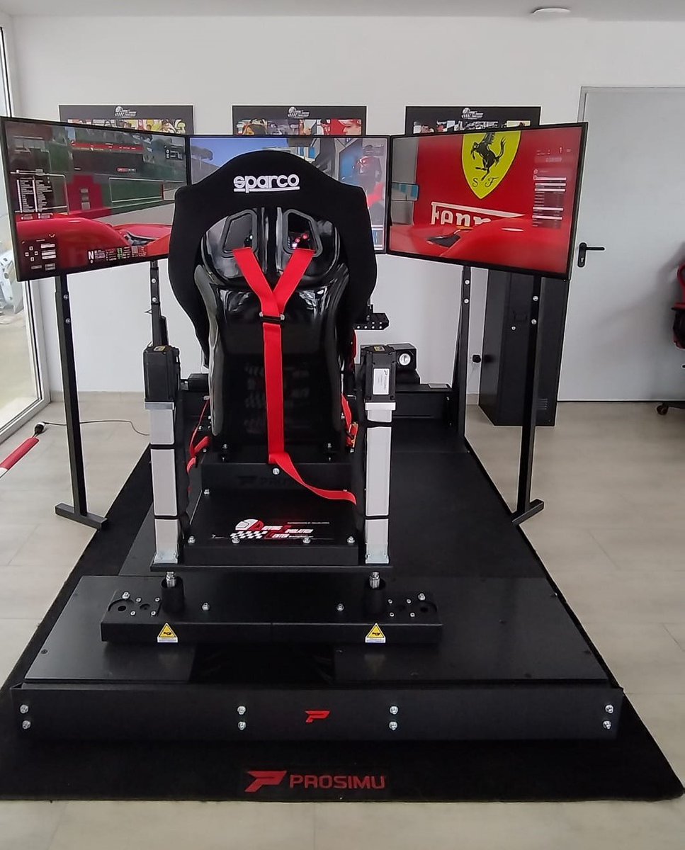 ProSimu's tweet image. 🇮🇹 🇫🇷 31 March, the new T7 Pro dynamic simulator (7 actuators PRS 200 - 6Dof ) will fire the engines at the @drivingsimulationcenter Vallelunga, in addition to the 3 x ProSimu T1000 5Motion simulators installed in September 2021.

😉#prosimu #motion #simulator #T7Pro