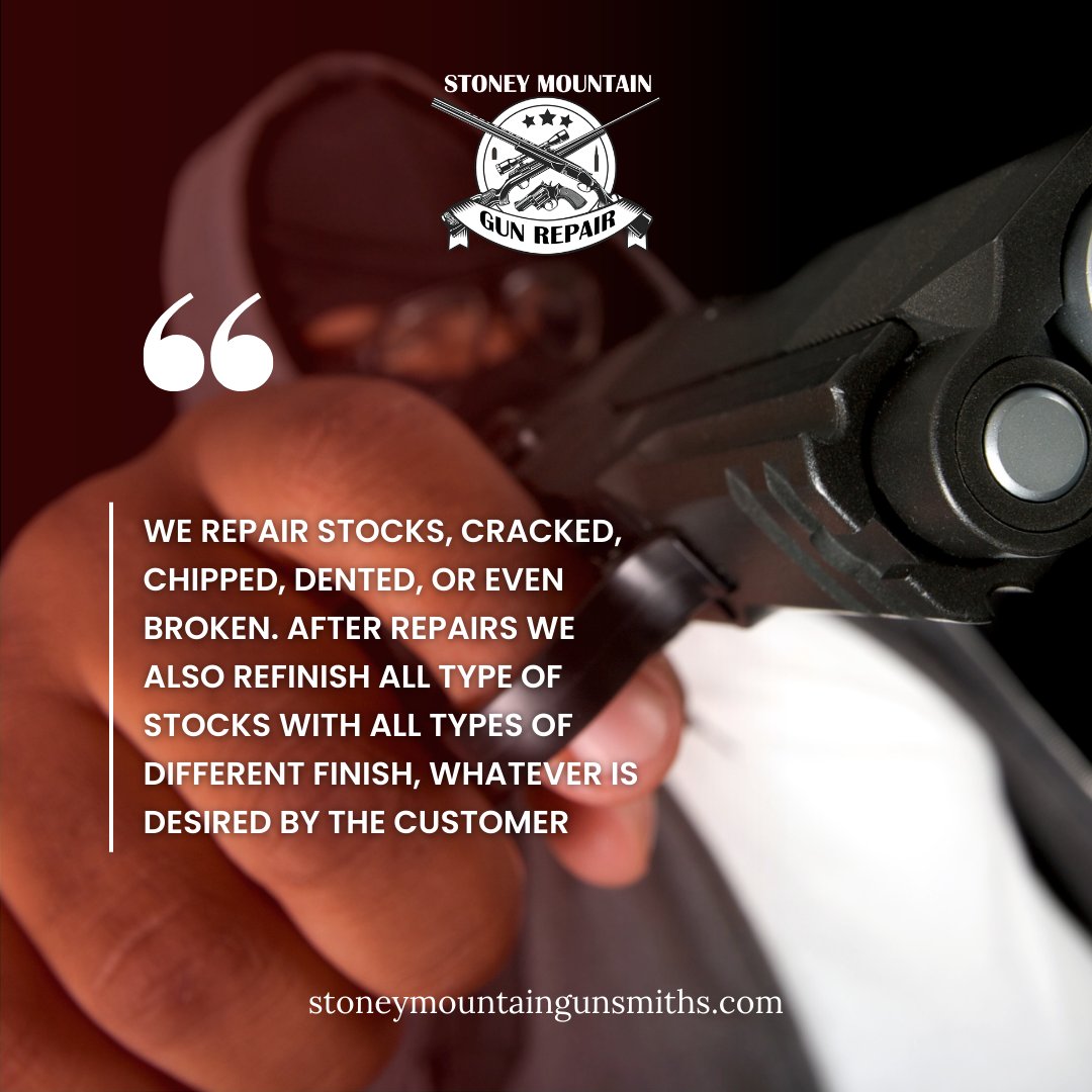 We specialize in repairing, refinishing, and restoring all types of stocks to their original beauty, and our team is committed to delivering quality craftsmanship and customer satisfaction.
.
#restoration #weapon #antiqueguns #ammunition #ammonition #gunrepair #stoneymountain