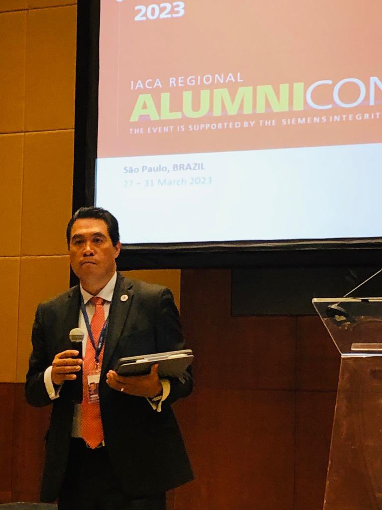 Moments at <a href="/IACA_Academy/">IACA</a> in São Paulo, Brazil.  As World Vice President and President of America In conference.  #AccionColectiva #AlumniIACA2023 <a href="/GOPAC_Eng/">GOPAC Secretariat</a> <a href="/GopacAmerica/">GOPAC_America</a> <a href="/GopacMx/">GOPAC México</a> <a href="/DRAliBinFetais/">د. علي بن فطيس المري</a> <a href="/JohnHydePerth/">John Hyde</a> <a href="/fadlizon/">FADLI ZON</a> <a href="/LordFusitua/">Lord Fusitu'a</a>