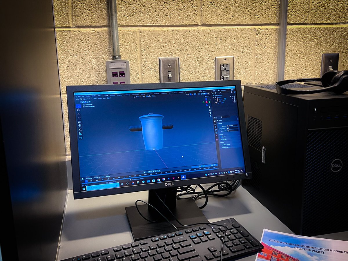 MsCampbell6's tweet image. I love working with students on their independent projects. Most choose Blender to learn more about 3D animation. #autodidactic They really engage &amp;amp; gain knowledge/skills.