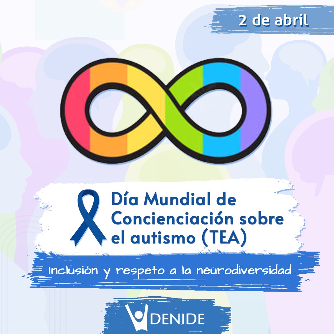 denidepy's tweet photo. 💡 El 2 de abril es el Día Mundial de concienciación sobre el Autismo (o Trastorno del Espectro Autista - TEA), fecha que nos invita a profundizar nuestro conocimiento sobre el TEA, invitándonos además a respetar y promover el respeto a la neurodiversidad.
#TEA #Autismo #DENIDE https://t.co/UthrZHmRlR