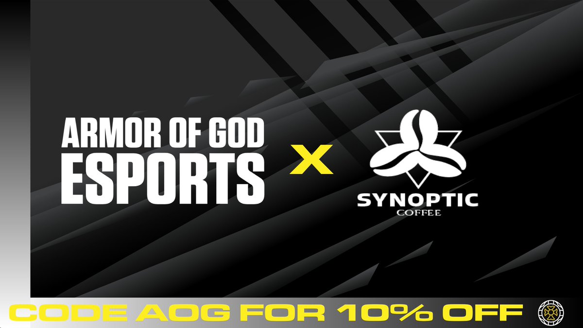 EsportsAog's tweet photo. โ NEW PARTNERSHIPโ
We are so excited to announce we've partnered with @SynopticCoffee for all your coffee needs!
Snag your Armor of God sample pack with free shipping and 10% off (THIS WEEKEND) using code: AOG
https://t.co/x0yedFjeMx
#AOGFAM #AOGWIN #ARMOREDUP https://t.co/gJSoCkY3jh