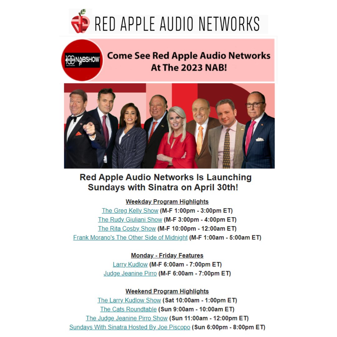 Red Apple Audio Networks tweet media