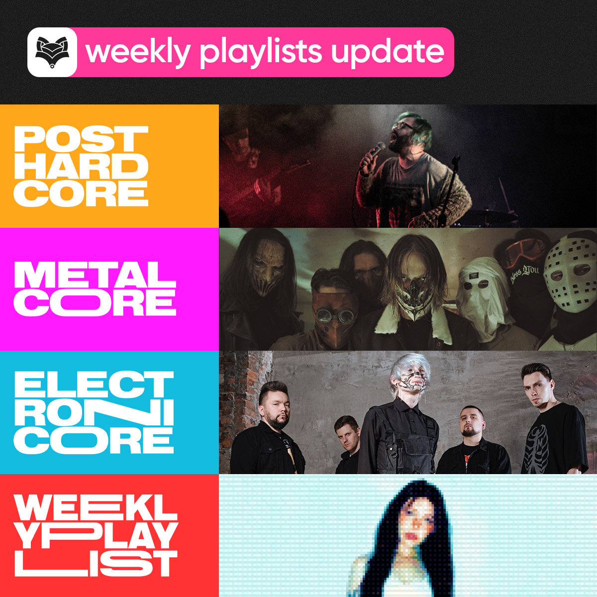 FOXCOREisdead's tweet image. // Friday playlists update!

linktr.ee/wearefoxcore

weekly: @1Ris_EXE
phc: #StageKnives
mc: #Splutter
ec: #SleepingSatellite