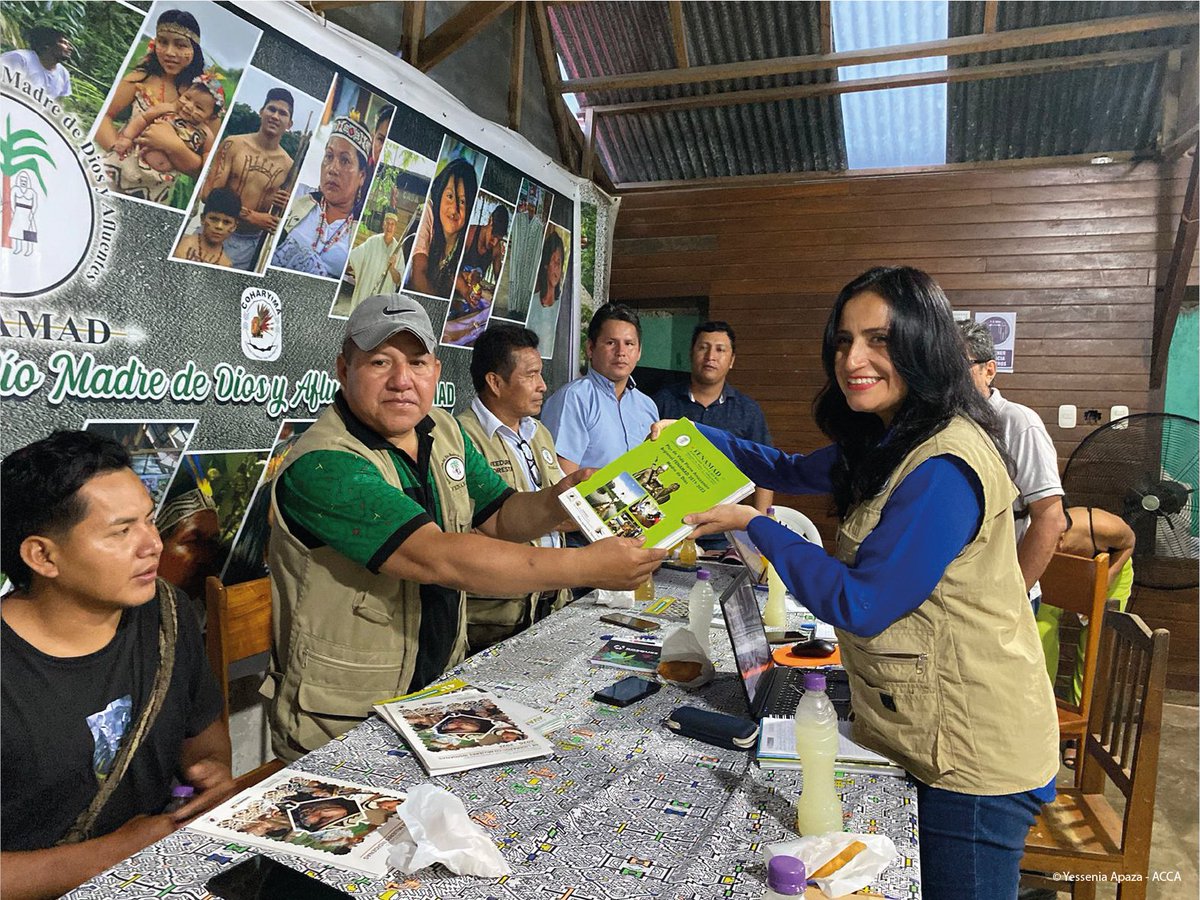 #MadreDeDios 📌 | La Federación Nativa del Río Madre de Dios y Afluentes (@FENAMAD1) y Conservación Amazónica - ACCA reafirmaron su compromiso de trabajo articulado para el desarrollo sostenible que vienen desarrollando con diferentes comunidades nativas.