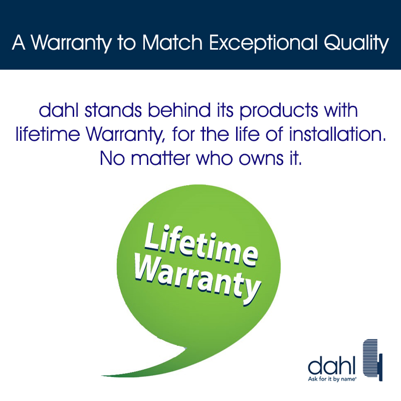 A Warranty to Match Exceptional Quality!
#lifetimewarranty #dahl #qualityproducts