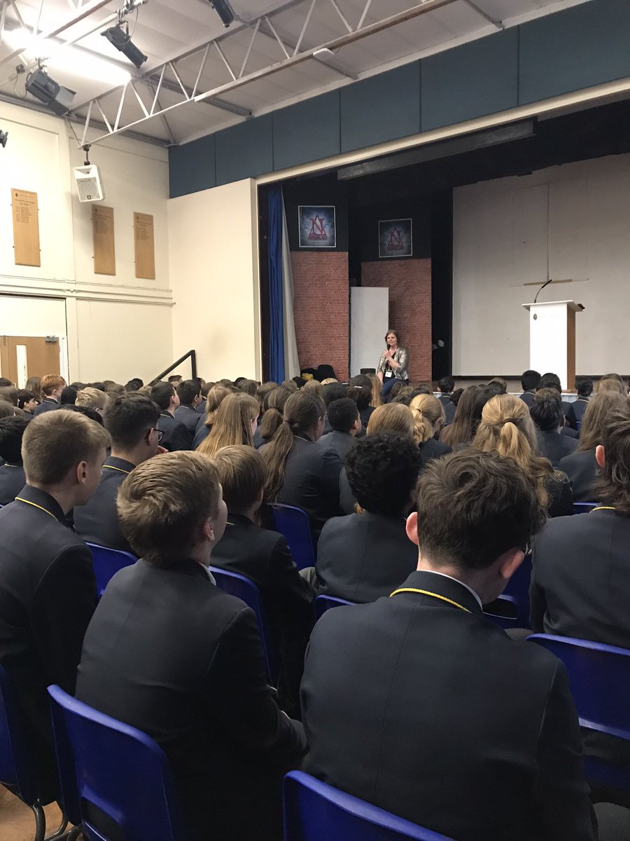 A musical assembly this week. Thank you Nicola Mills for your inspiring story and beautiful singing!  What a treat for year 8 and sixth form.