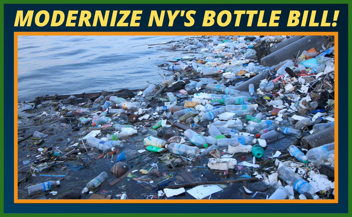 NYPIRG's tweet photo. NY's solid waste crisis is at a critical level. Recycling, reuse, and reduction rates MUST improve. @GovKathyHochul, we need the Bigger Better Bottle Bill (S237) – which will increase recycling, reduce solid waste, and boost recycling accessibility – in the final state budget. https://t.co/bQxHqfNvk6