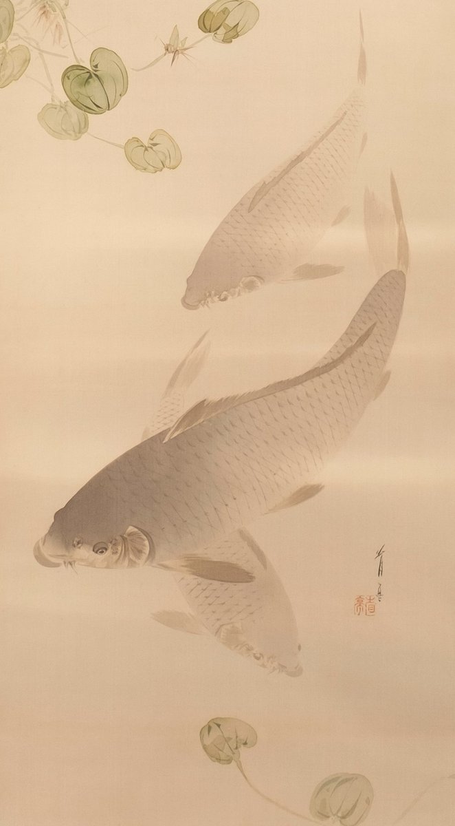 parismusees's tweet photo. #PMCollections🐟 C’est le 1er avril ! 
Voici quelques œuvres issues de nos collections pour célébrer le fameux poisson du mois. Vous avez une préférée ? 😍

🖼️@MuseeCernuschi @MAM https://t.co/aTlP9OcpyY