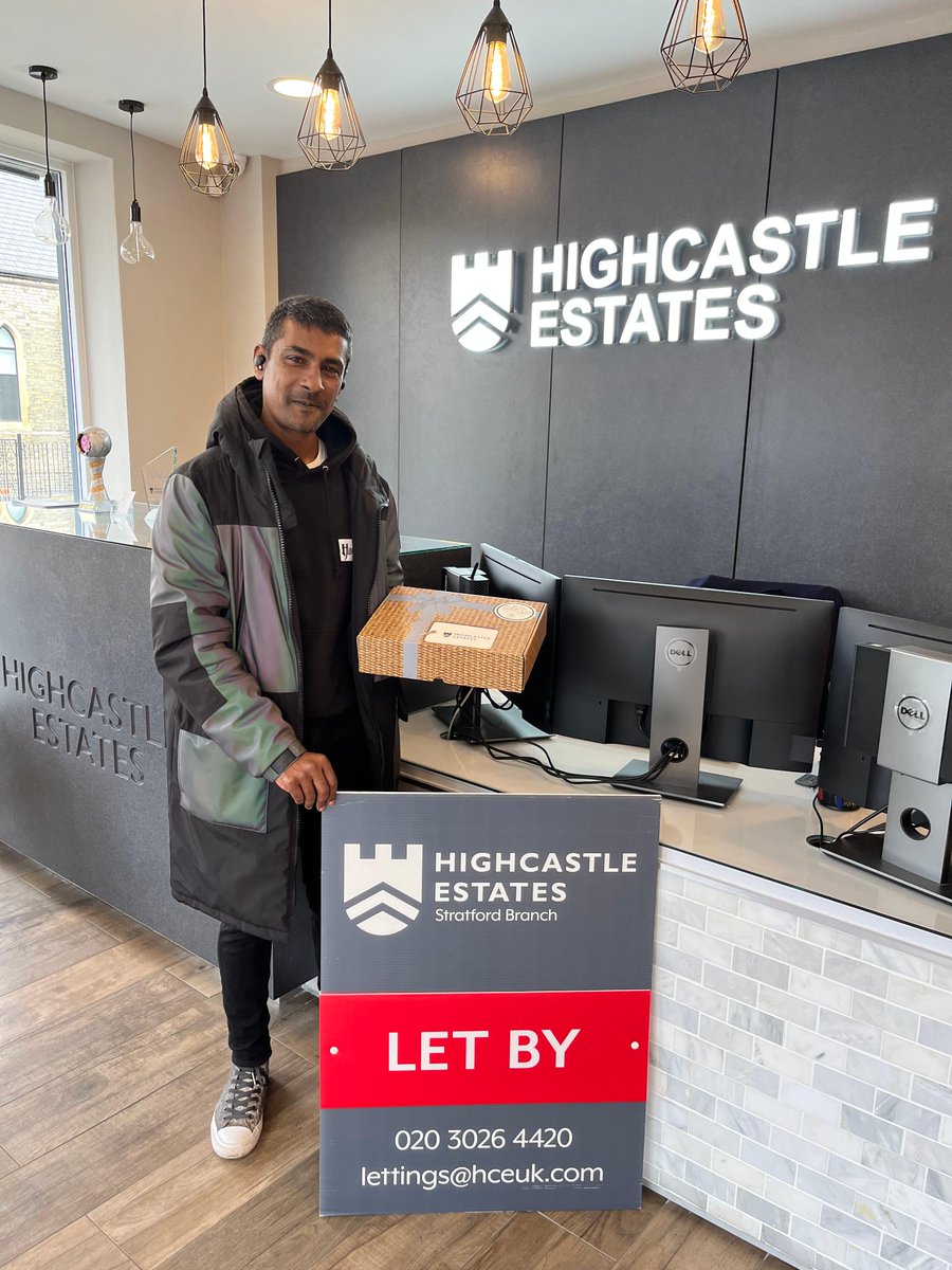 Congratulations to our new tenant! 🥳 He just collected the key, and we are so happy to have moved him into his new home at E15. We are so excited for him! 🙌
