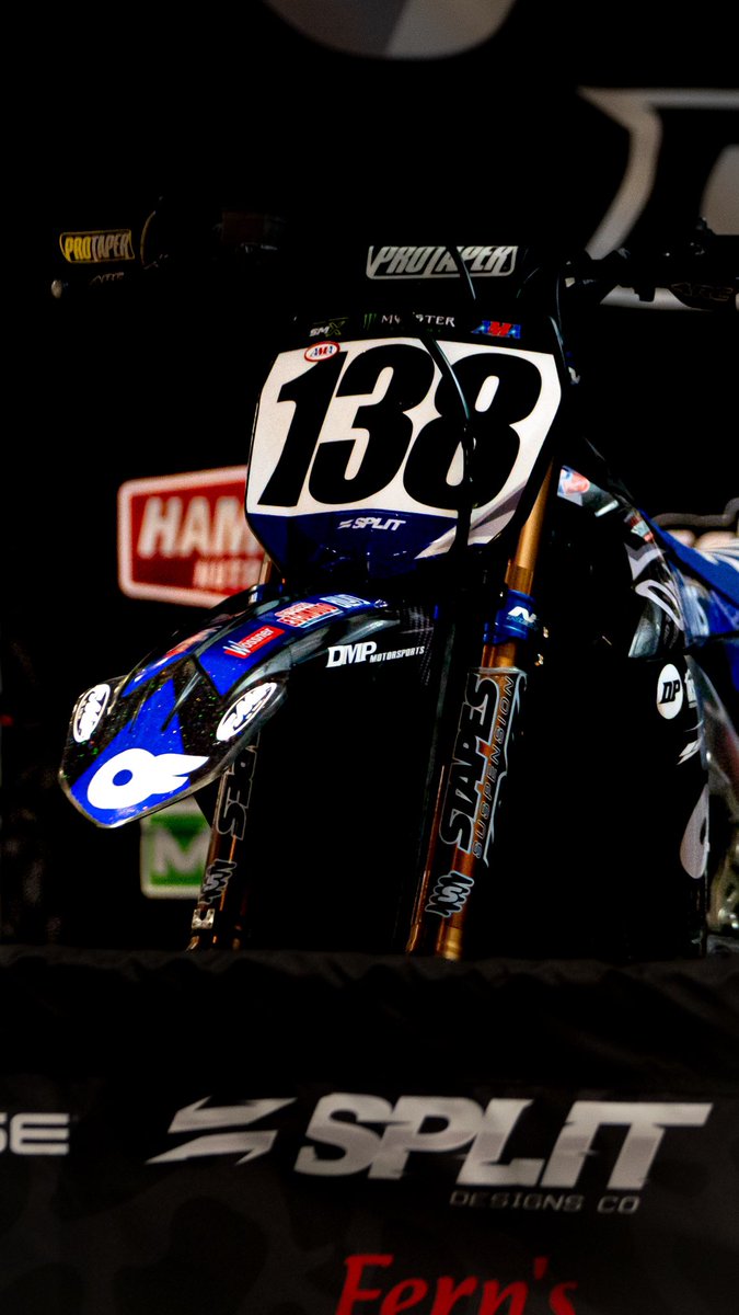 clarke__brandon's tweet photo. The race rig of @davidpulley138 is one good looking machine. #LetItBark @OnlyFans #Supercross #OnlyFans #Bluecru https://t.co/XGIlWo8Q0Z