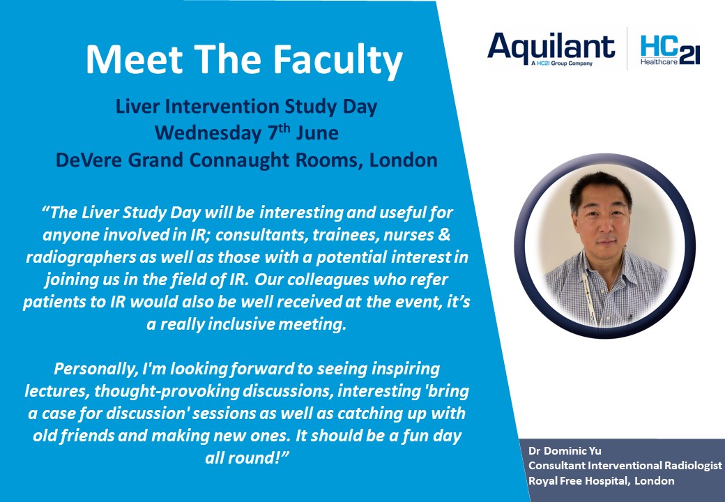 Dr Dominic Yu said he felt the incredible feedback from last years meeting left no doubt in his mind that we should run another #LiverIntervention Study Day this year! Read what else he had to say 👇🏼 #IRAD #BSIR 

Agenda: healthcare21.eu/wp-content/upl…
Register: bit.ly/3mSJ8zk