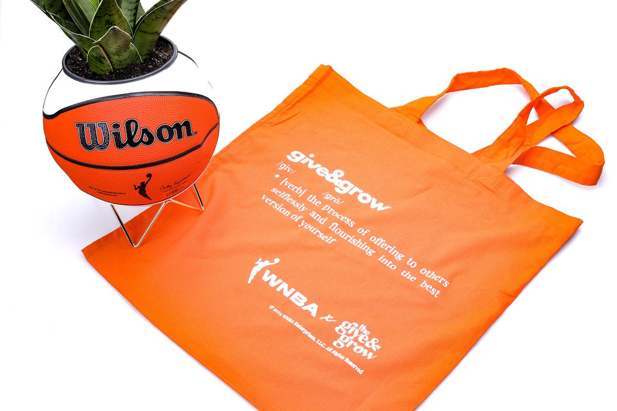 thegiveandgrow's tweet photo. Introducing the WNBA x Give and Grow collection 🤩 

These special edition planters are a part of the limited-edition WNBA Goods collection, celebrating the first WNBA game in Canada on May 13th, 2023 in Toronto, ON.

Shop online at https://t.co/3hK073a5p3 🛒 https://t.co/1FR1lE8JaJ