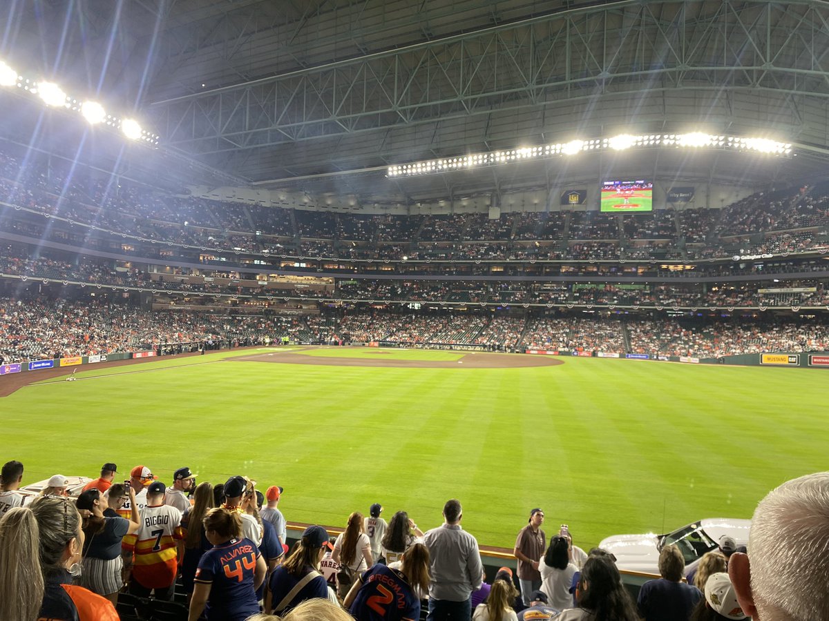 Opening day with my bestie! #HoustonAstros#Mother&amp;Son#2023