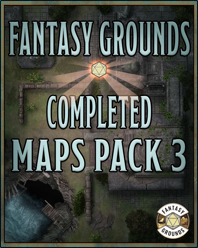 FantasyGrounds2's tweet photo. New Release
FG Completed Maps Pack 3
SmiteWorks USA, LLC
This map pack consists of 9 completed 25x25 maps that can be used on their own or combined to create a single massive seamless map.
https://t.co/9gBTy6Z9g4
#mappack #ttrpg #vtt https://t.co/RC19fV8cQe