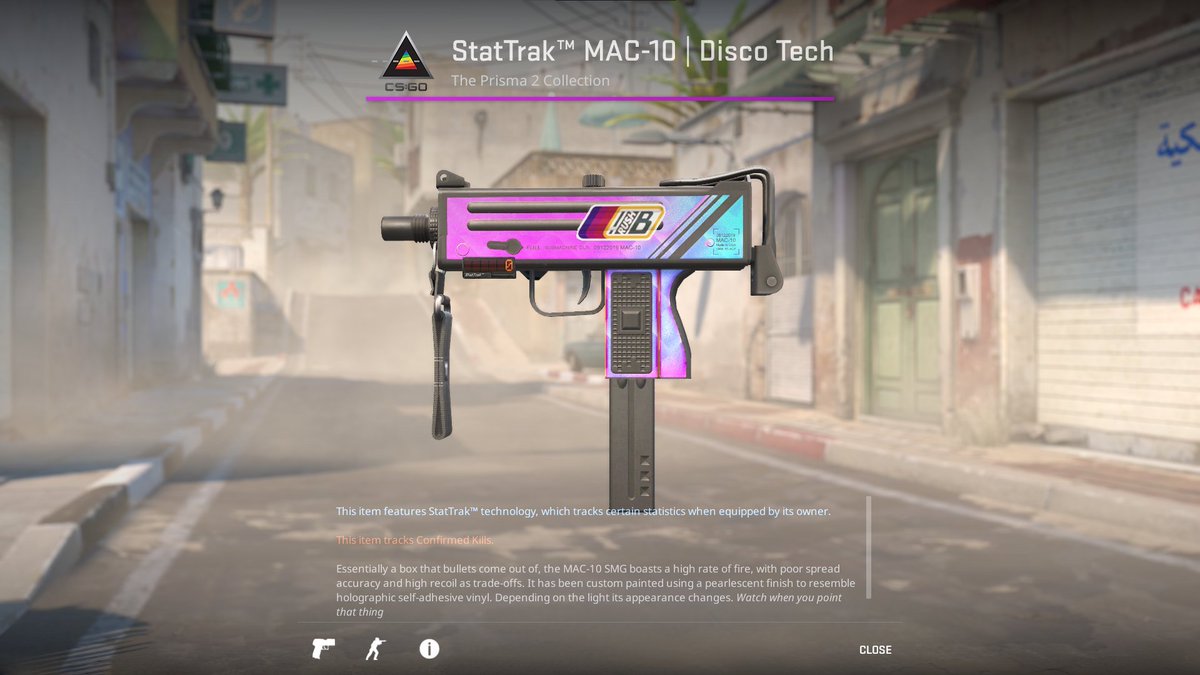 kwaxxi's tweet photo. Giving away this MAC-10 | Disco Tech, RT + Follow to enter, rolling tomorrow! :) https://t.co/flepS7L3PV