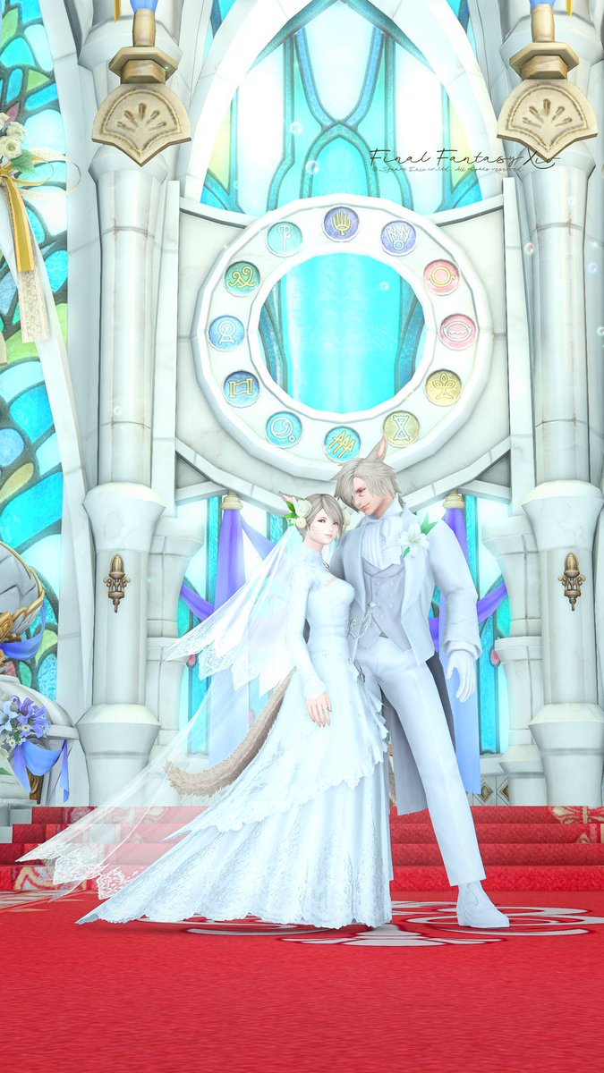 Aluna_FF14's tweet photo. 🕊The Eternal Bond 🕊
✽.｡.:*・ﾟ ✽.｡.:*・ﾟ ✽.｡.:*・ﾟ ✽.｡.:*・ﾟ ✽.｡.:*・ﾟ
2023.03.31(𝐅𝐫𝐢)十二神大聖堂にて、
ノア(@Noah_LpisFF14 )とエタバンしましたっ ̫ -⸝⸝˘♡
これからも変わらず二人共々、仲良くしてもらえると嬉しいです！
 #FF14 #オスッテ #メスッテ https://t.co/X3dgmwN0y4