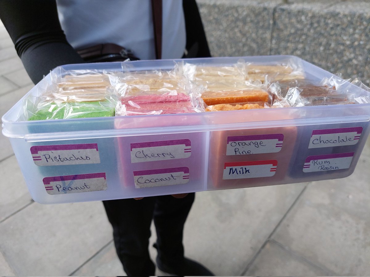 ahbaijabbabai's tweet photo. Yall ever heard about flavored fudge. There's dis young man in POS, very pleasant, well dressed selling all these options.
#havetostartsomewhere
๐๐พ๐๐พ๐๐พ๐๐พ https://t.co/coqVP2vrpQ
