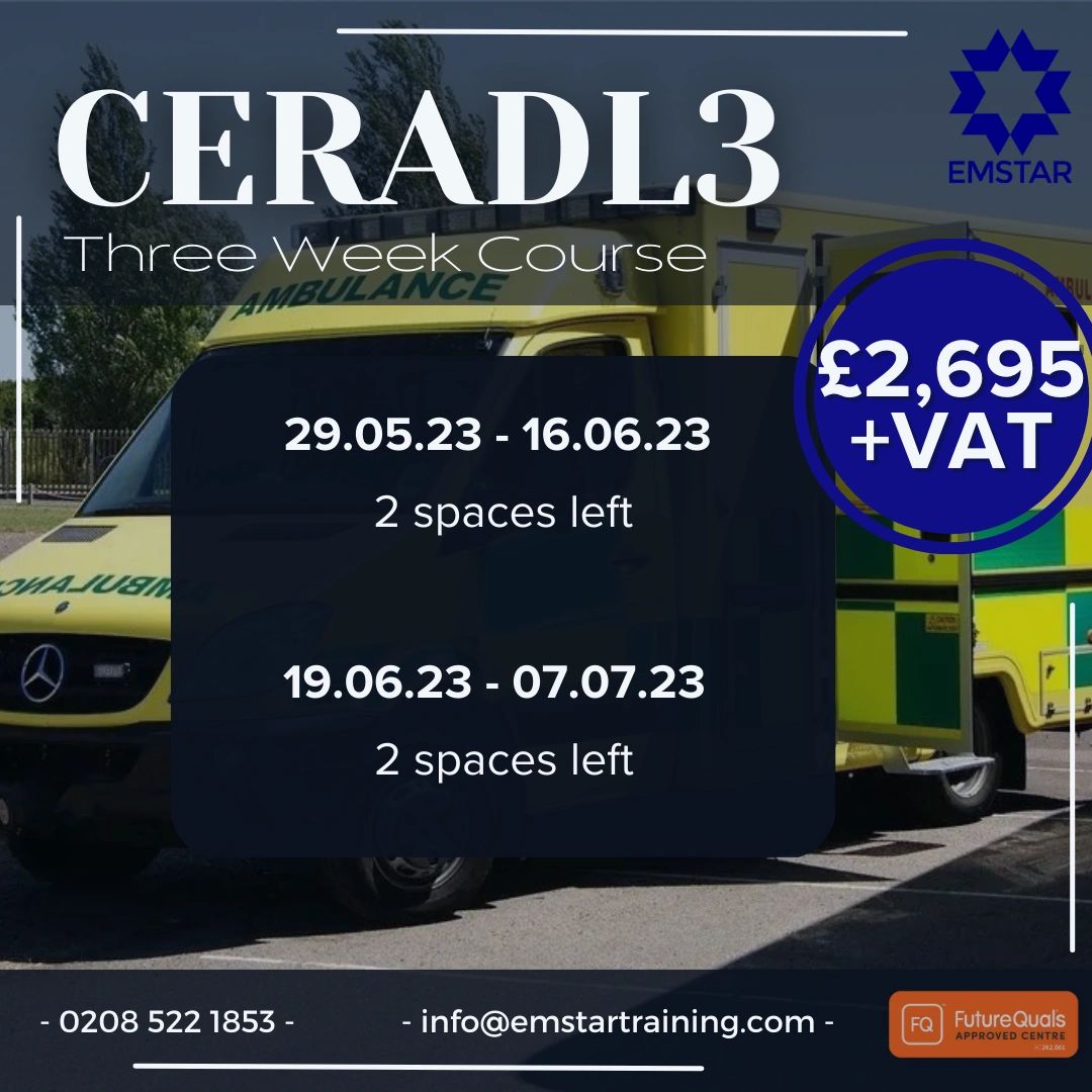 EmstarUK's tweet photo. Our Upcoming CERAD course dates

29.05.23 – 16.06.23
2 spaces left

19.06.23 – 07.07.23
2 spaces left https://t.co/VHPxVRL44X