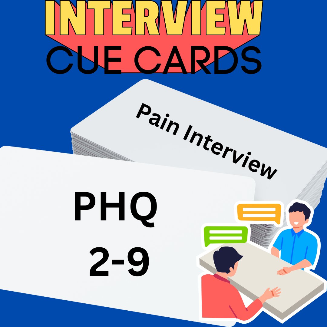 mdsconsultants's tweet photo. CMS has cue cards available for download to assist providers with conducting resident interviews for BIMS, PHQ 2-9, and pain assessments. https://t.co/vL6uyZOS4h https://t.co/iuBYmjV2bu