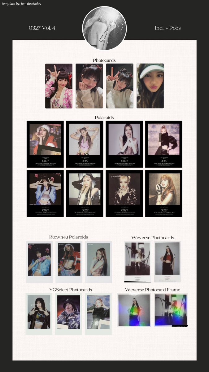 group - blackpink ♡ member - lisa ♡ template - 0327 photobook