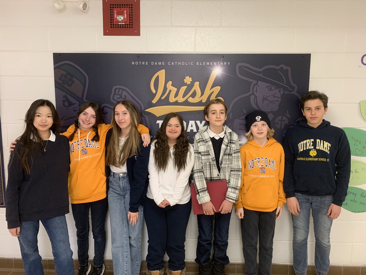 RachelCha9's tweet photo. Wishing the grade 7/8 students @NotreDameNF a great weekend as they proudly represent @niagaracatholic at the Niagara Region Science and Engineering Fair @NRSEF. Thank you @PoltlH for your support in preparing these students! #STEM #innovative #Science https://t.co/j3VqhQ5tym