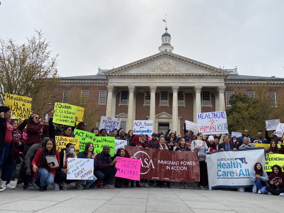 wearecasaorg's tweet photo. .@SenBillFerg and #ChairGriffith, Marylanders are counting on you to get #Access2Care out of committee. 

🗣Healthcare is a human right. 

Pass the Access to Care Act. 

#MDGA23 #HB588 https://t.co/uMZzO6YpTR