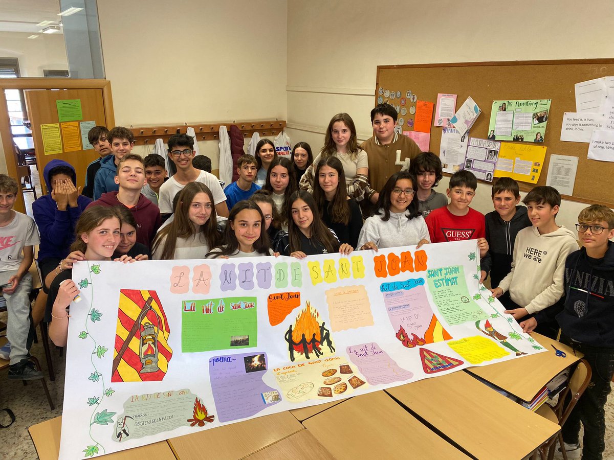 Aquest curs, la setmana literària de secundària s'ha dedicat a treballar diverses tradicions catalanes. En el cas de #2neso l’alumnat ha produit diversos textos expositius i poètics treballant conceptes relacionats amb el tema general, com la Flama del Canigó o els minairons!!