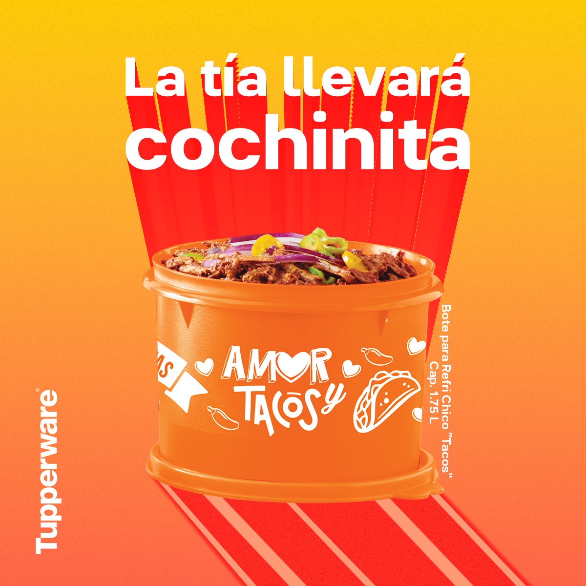 MXTupperware's tweet photo. El #DíaDelTaco se celebra como sólo nosotros sabemos… obvi #ConTupperware. 🌮
Por si no se te había ocurrido, contacta a tu emprendedora y pídelos: 👉 https://t.co/6mJAqiyrLX https://t.co/4Z16nAWbBk
