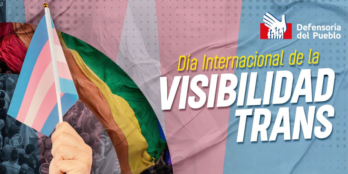 En el Día de la Visibilidad Trans advertimos que en el Perú no existe una norma que reconozca el derecho a la #IdentidadDeGénero, lo que expone a las personas trans a la discriminación y la violencia. (1/3)