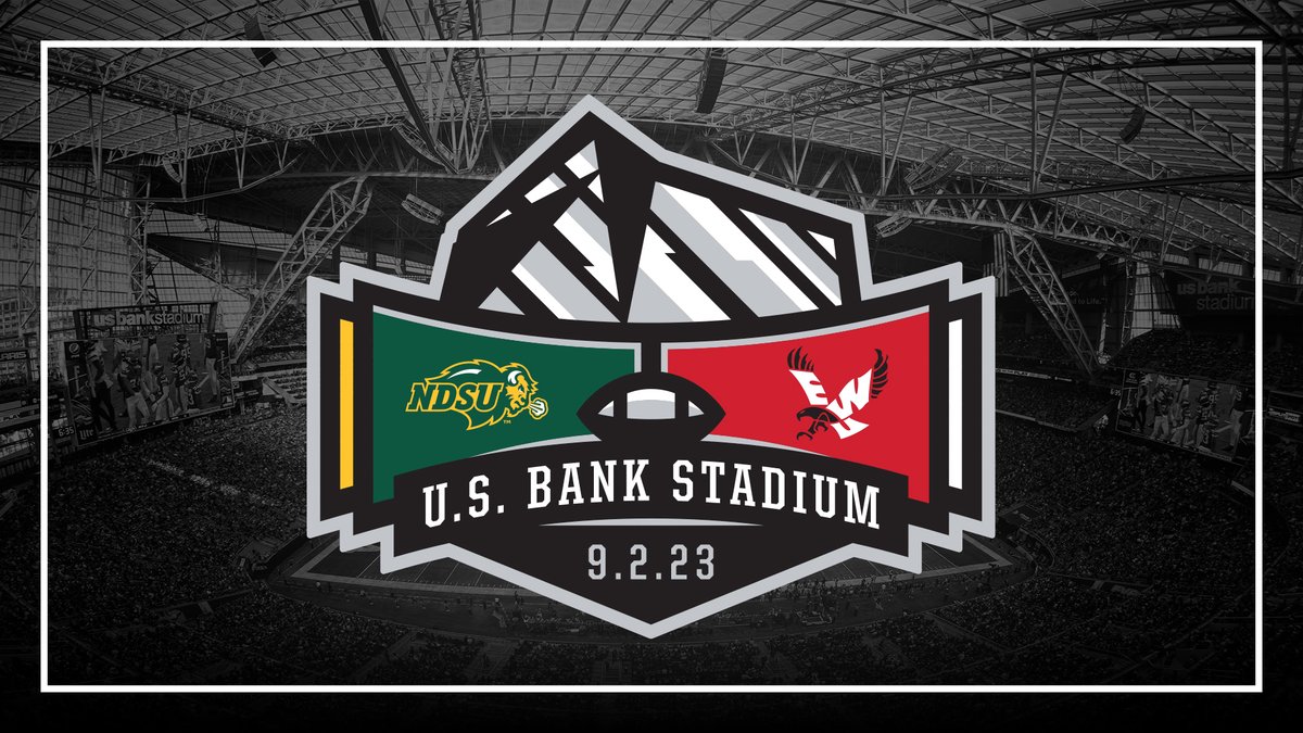 🚨 ON SALE NOW 🚨 Get your tickets to see the first-ever collegiate football game at U.S. Bank Stadium! @NDSUfootball takes on @EWUFootball on September 2, 2023. This is a historic game you won't want to miss! 🎟️: bit.ly/3MmkHoT