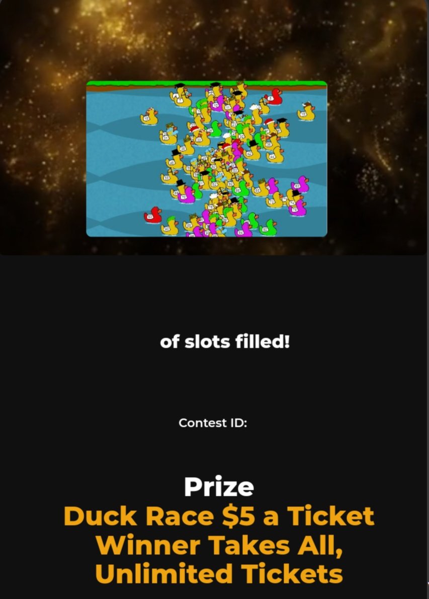 📢 NEW COMPETITION IS LIVE 📢 

Enter to win our new Duck Race competition! Grand Prize of up to $500🦆🦆🦆🦆🦆

✅ dapp.oir.finance
🎟️ Tickets are $5 BUSD

We will run the Duck Race next Friday LIVE in our Telegram Community: t.me/OirOfficial

Good luck everyone🍀