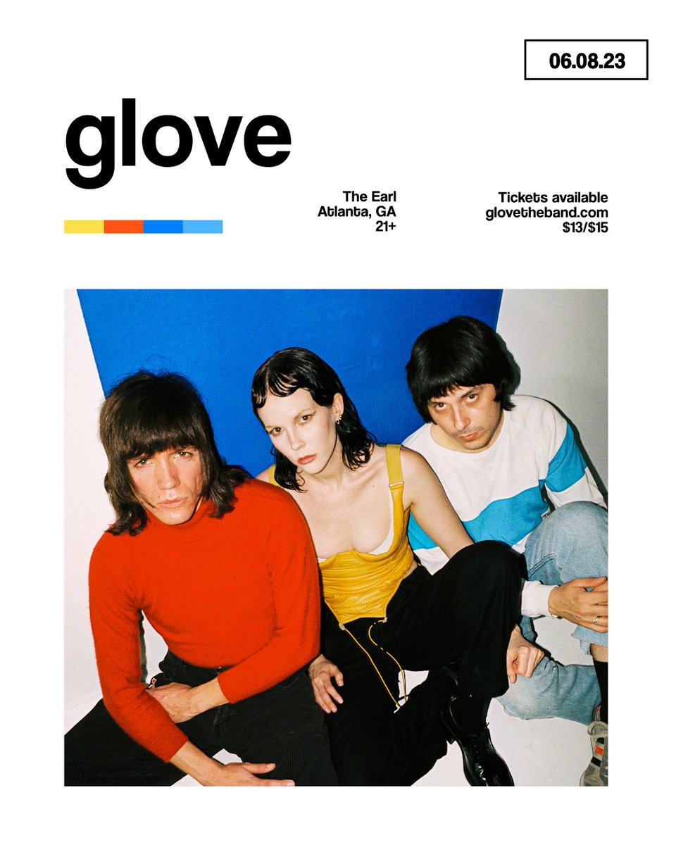 📣 The Masquerade &amp; <a href="/SpeakeasyPromo/">Speakeasy Promotions</a> present...
⚡️ <a href="/glovetheband/">GLOVE</a>
📆 6/8 at <a href="/EARL_EAV/">The EARL</a>
🎫 ON SALE NOW
🔗 bit.ly/glove-6-8