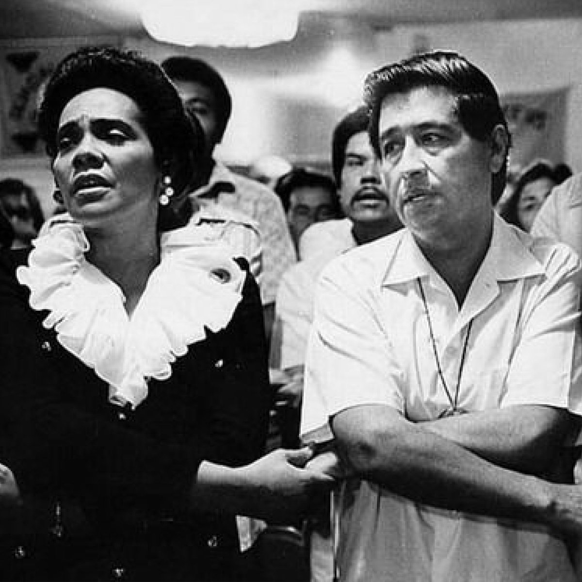 WhiteHouse46's tweet photo. On César Chávez Day, the Biden-Harris Administration honors his life and legacy by carrying on the cause to which he dedicated his life: championing the dignity of every worker and standing with organized labor to build an economy that rewards work, not wealth. https://t.co/bVxObJc25D