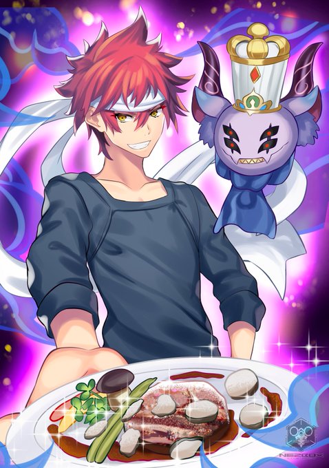 FOOD WARS x Neuvellez
commission work 