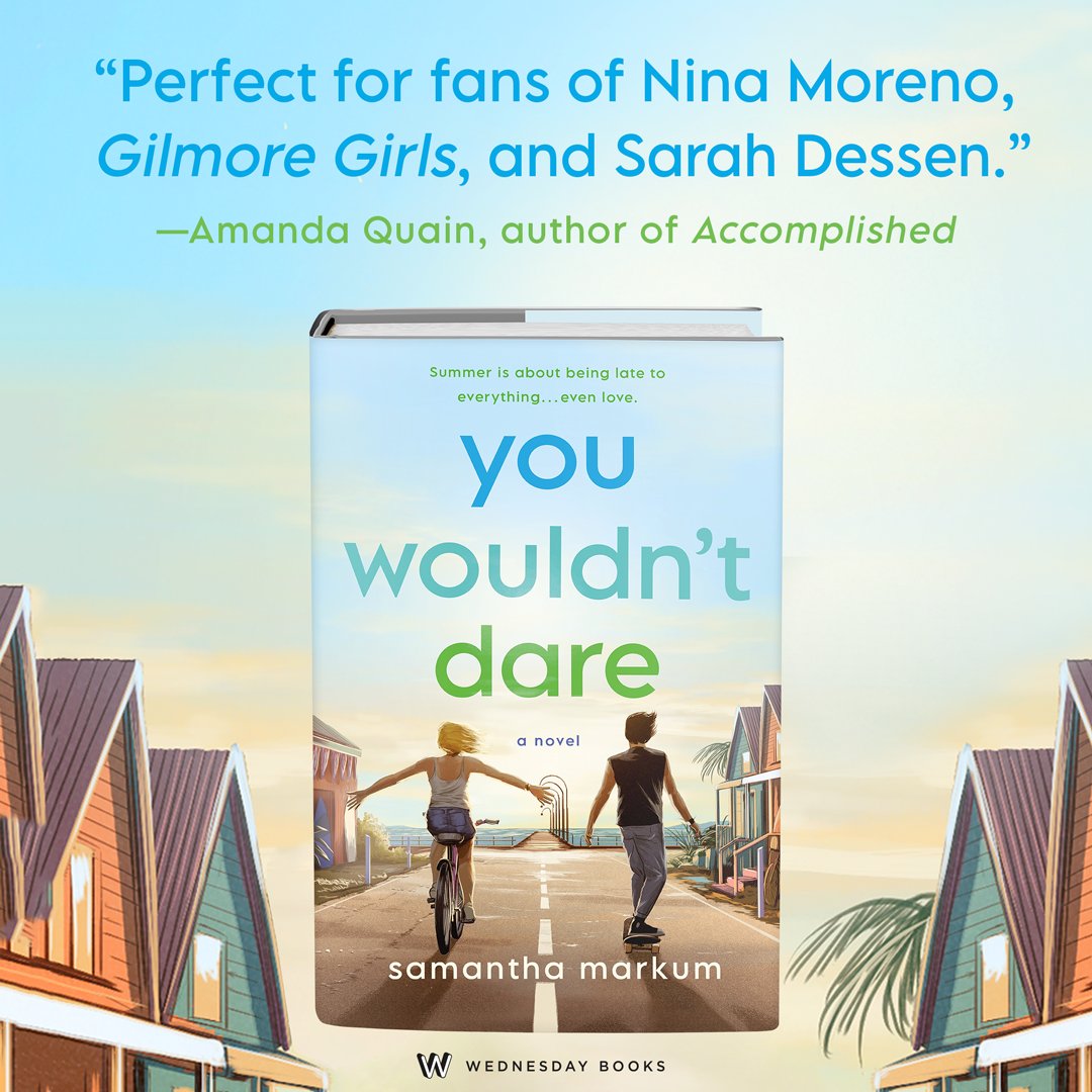 Wednesday Books (@wednesdaybooks) on Twitter photo Feel the warmth of the sun with this perfect summery read! ☀️ YOU WOULDN'T DARE by <a href="/sammarkum/">samantha markum (mostly updates)</a> is available now!
Order your copy today: read.macmillan.com/lp/you-wouldn'… Feel the warmth of the sun with this perfect summery read! ☀️ YOU WOULDN'T DARE by <a href="/sammarkum/">samantha markum (mostly updates)</a> is available now!
Order your copy today: read.macmillan.com/lp/you-wouldn'…