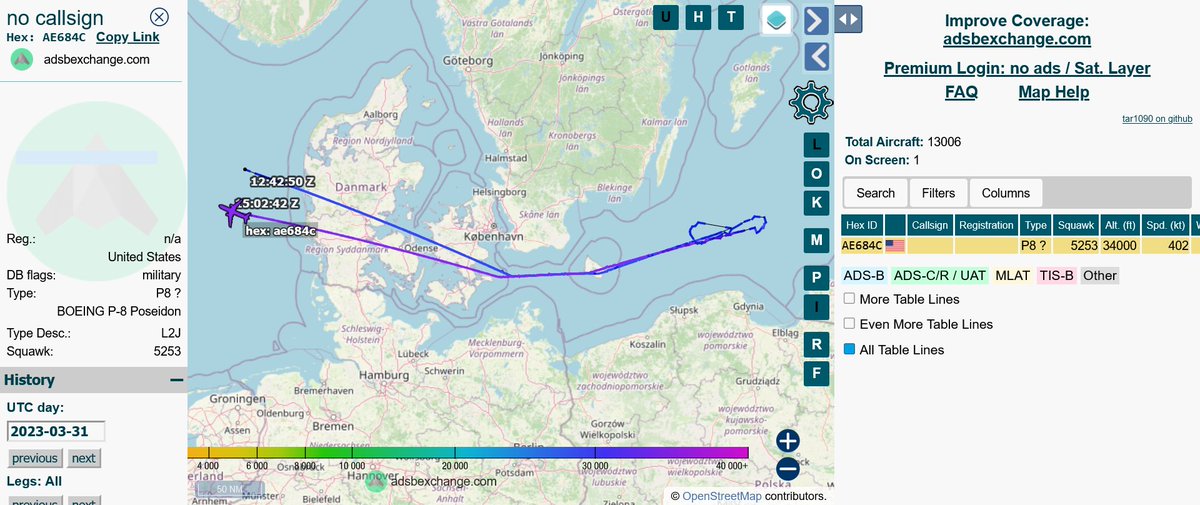 milcotto's tweet photo. No callsign
#AE684C
n/a
USN
Boeing P-8 Poseidon
Squawk: 5253
https://t.co/Lv26hhp31F https://t.co/dgpZhz8yB0