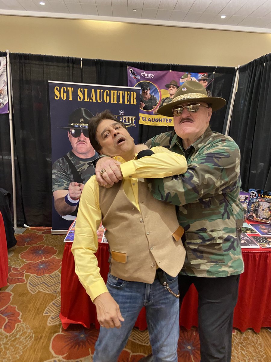 Listen Up Los Angeles🇺🇸I Took The Law Into My Own Hands💪🏻Welcome <a href="/ErikEstrada/">ERIK ESTRADA</a>⁩ To My “Elite” ⁦<a href="/_SgtSlaughter/">SGT SLAUGHTER</a>⁩ Cobra🐍Clutch Club Become A Member TODAY March 31 At ⁦<a href="/wrestlecon/">WrestleCon</a>⁩ Millennium Biltmore Hotel Starting At 0900hrs🕘Be There Maggots &amp; That’s An Order🫵🏻🫡