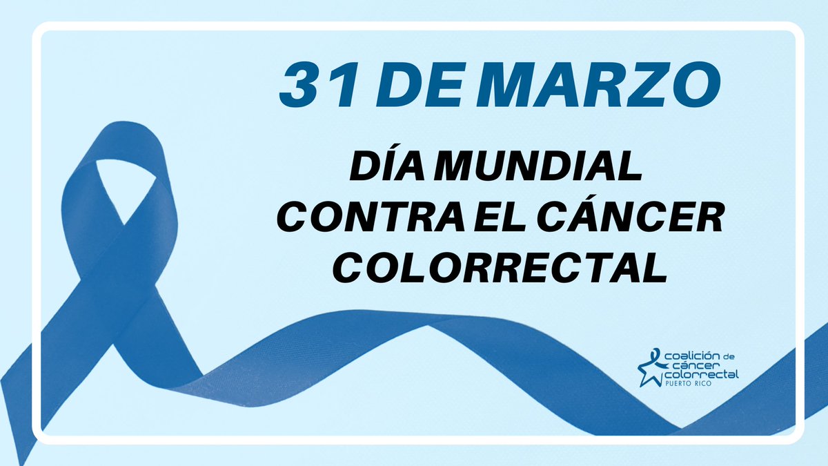ColonCancerPR's tweet photo. En el día mundial contra el Cáncer Colorrectal le exhortamos a que consulte con su médico sobre la prueba de cernimiento que se debe realizar si tiene 40 años o más. #ColonCancerPR https://t.co/Z9t2wZqwWA