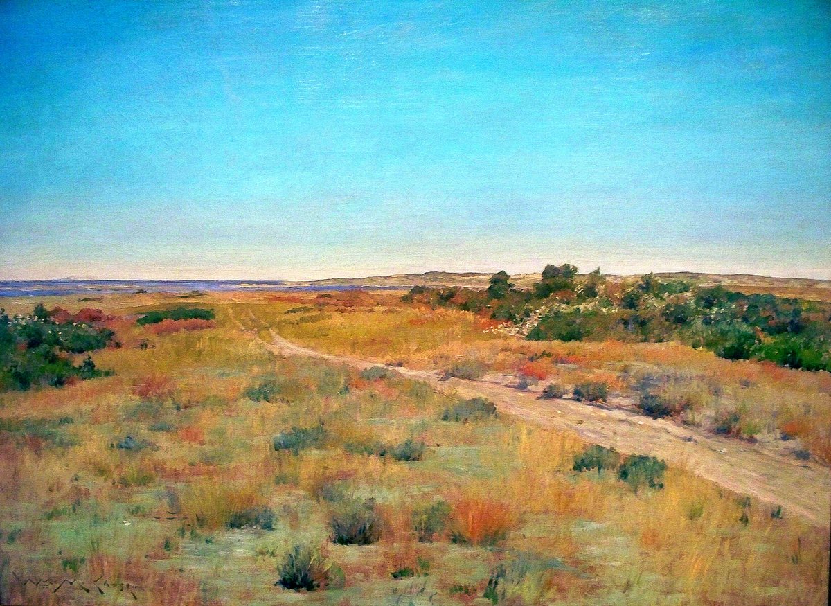 artistchase's tweet photo. First Touch of Autumn #williammerrittchase #merrittchase https://t.co/bW8u9LgQnv https://t.co/1nWu6dpWdT