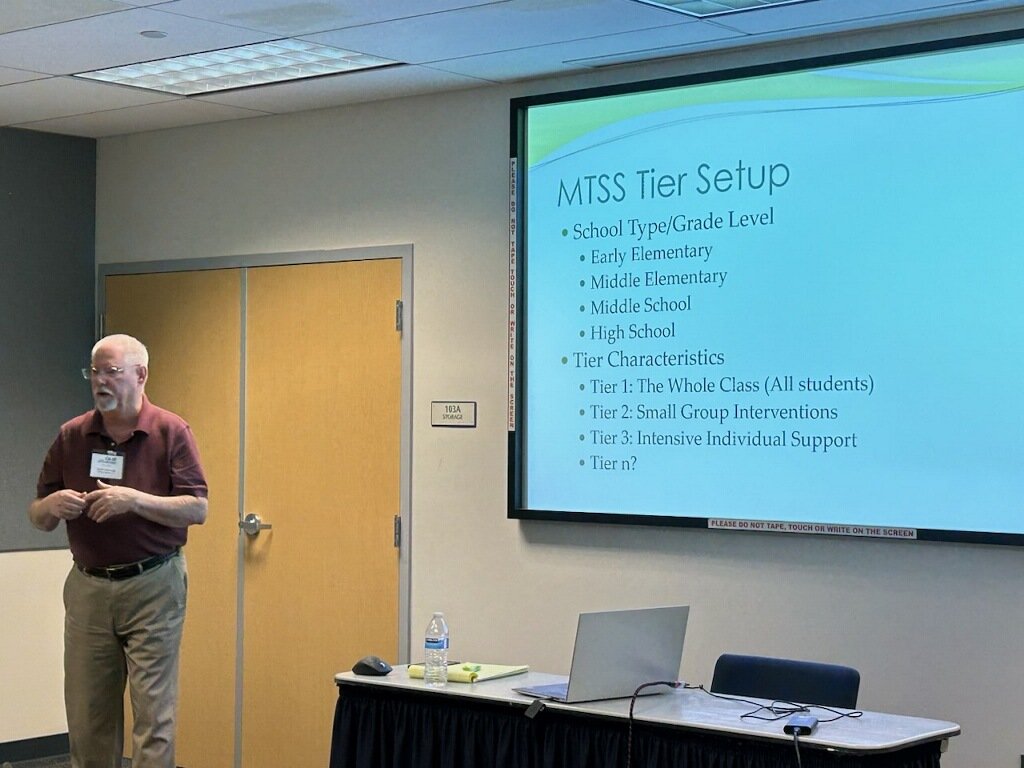 mistar_q's tweet photo. Scott Yarborough Sharing the soon to be coming MTSS application 
#QUECon2023 #QUEConLive https://t.co/AekbskYAlH