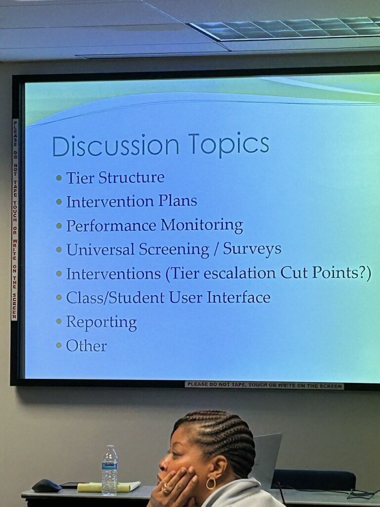mistar_q's tweet photo. Scott Yarborough Sharing the soon to be coming MTSS application 
#QUECon2023 #QUEConLive https://t.co/AekbskYAlH