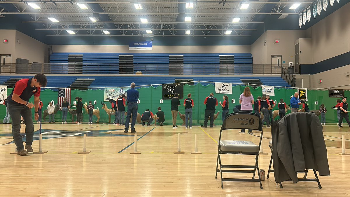 oaklandarchery's tweet photo. NASP 3D STATE TOURNAMENT ! 

BULLSEYE COMING UP NEXT::: 
13:00 for the MIDDLE SCHOOL
14:15 for the HIGH SCHOOL
@ MILLERS COLISEUM https://t.co/2Wx9YoDAIr