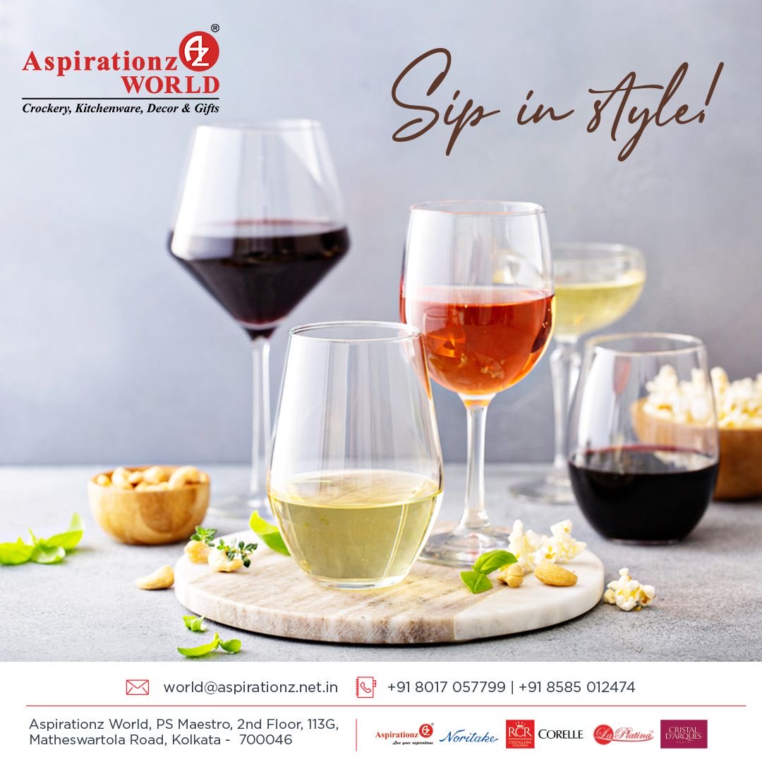 Shop our collection today and experience the ultimate in drinkware quality and design!

#aspirationz #aspirationzworld #aspirations #antiqueglassware #crockeryunit #kolkatashopping #kichenware #glassware