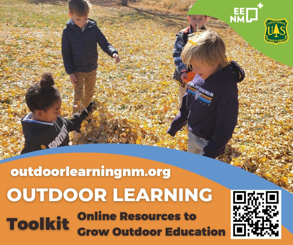 Happy Friday! If you haven't had a chance yet, this free resource is now available online at outdoorlearningnm.org!

#outdoorlearningtoolkit #takingthelearningoutside #onlineresources #forestservice #partnershippossibilities
