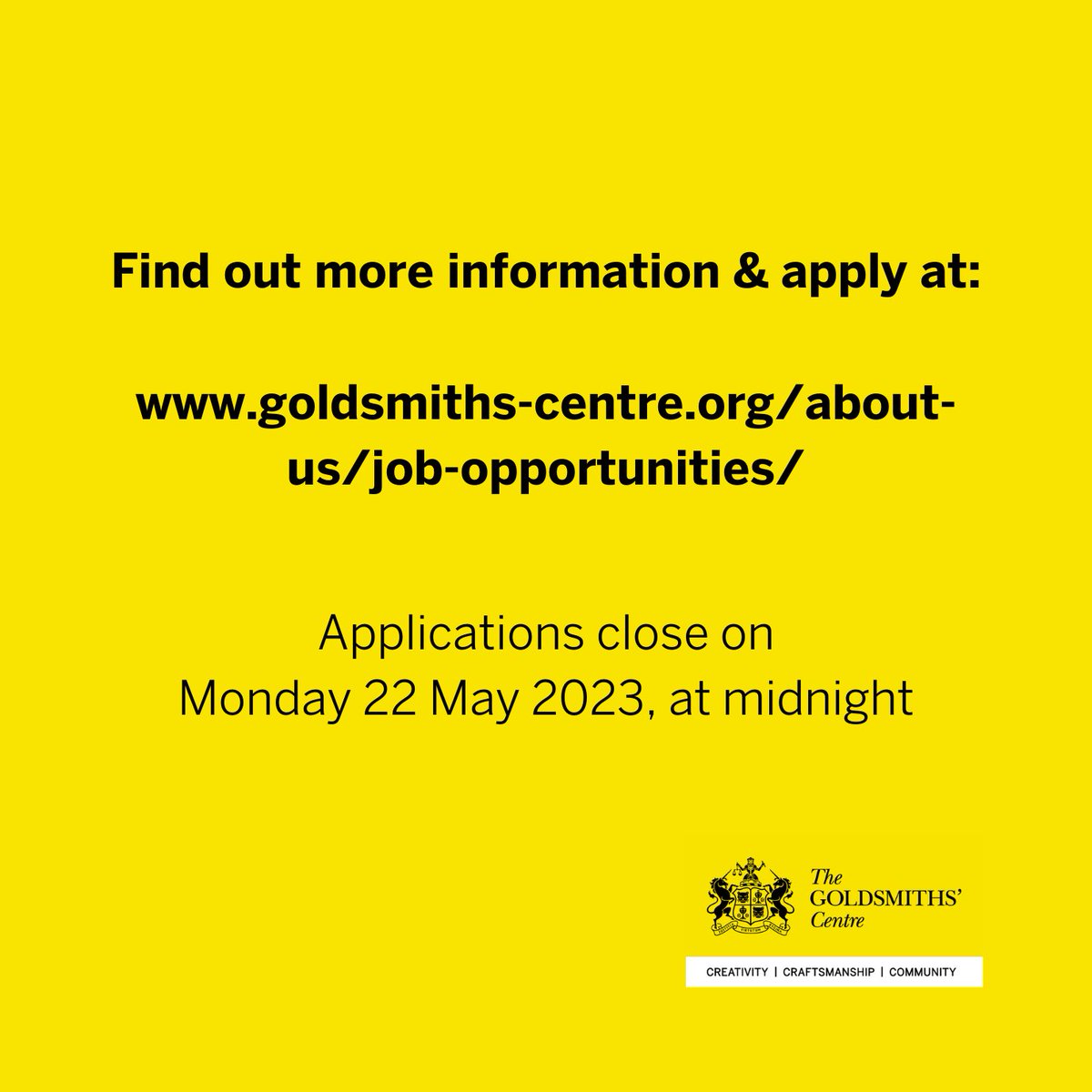 We are interested in recruiting in a consultancy capacity fine jewellery diamond mounters who have the technical skills and manufacturing experience to support us in the development and delivery of skills training for the industry.
Find out more and apply: goldsmiths-centre.org/about-us/job-o…