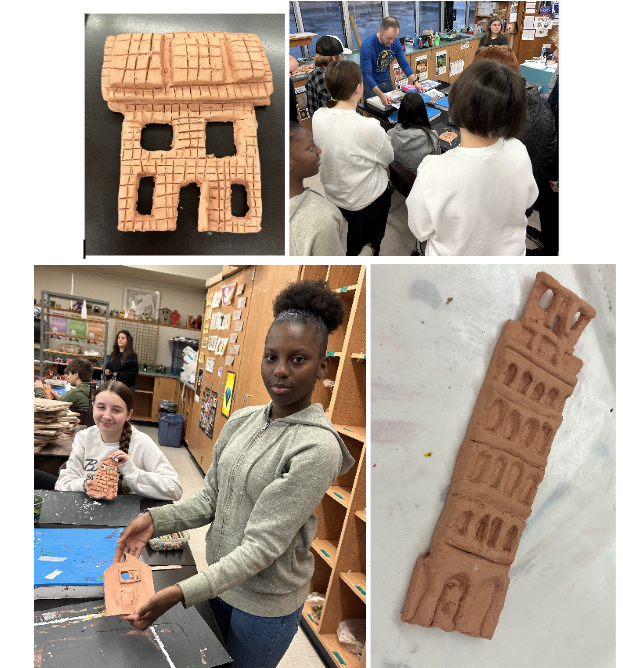 MW artists work hard to design and construct with clay. Thank you, Mr. Smith and Mrs. Gendrou! #MWartistsrocks
